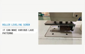Ultrazvukový šijací stroj na čipky