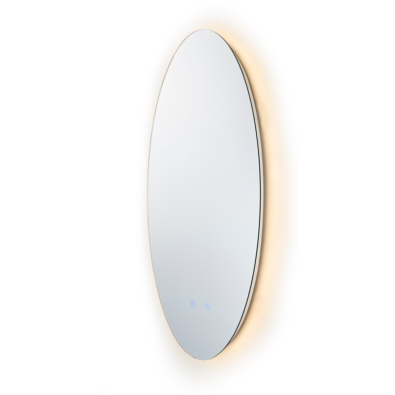 Led kamar mandi Cermin Oval Motion Sensor Auto On