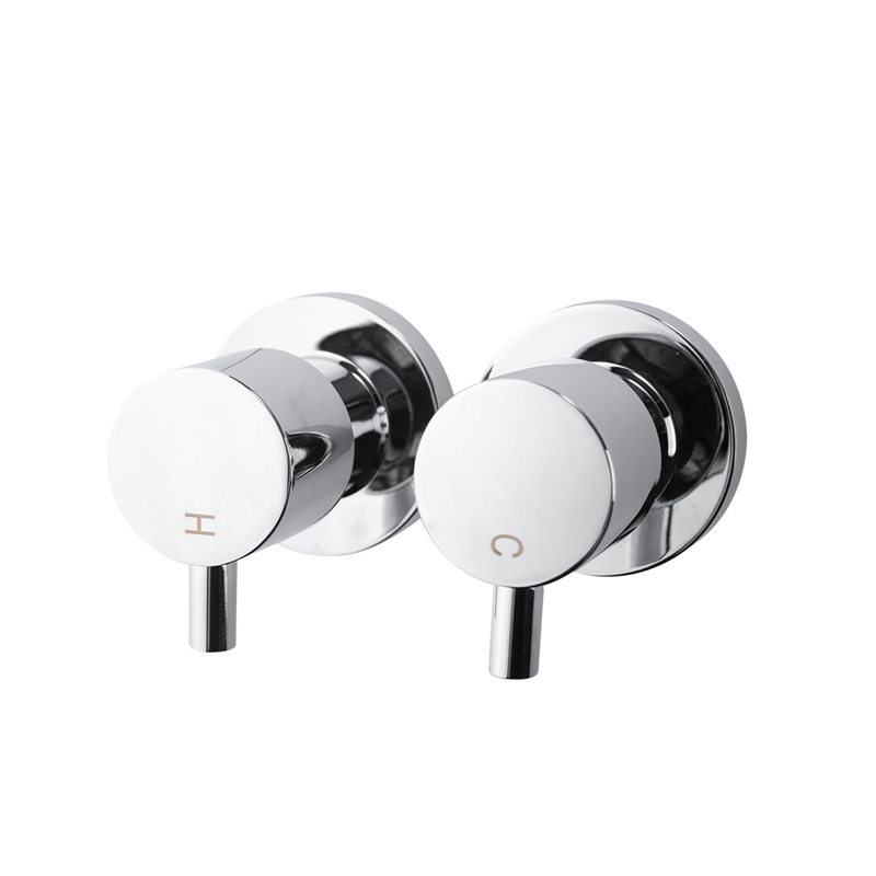 Euro Round Chrome Shower Wall tap