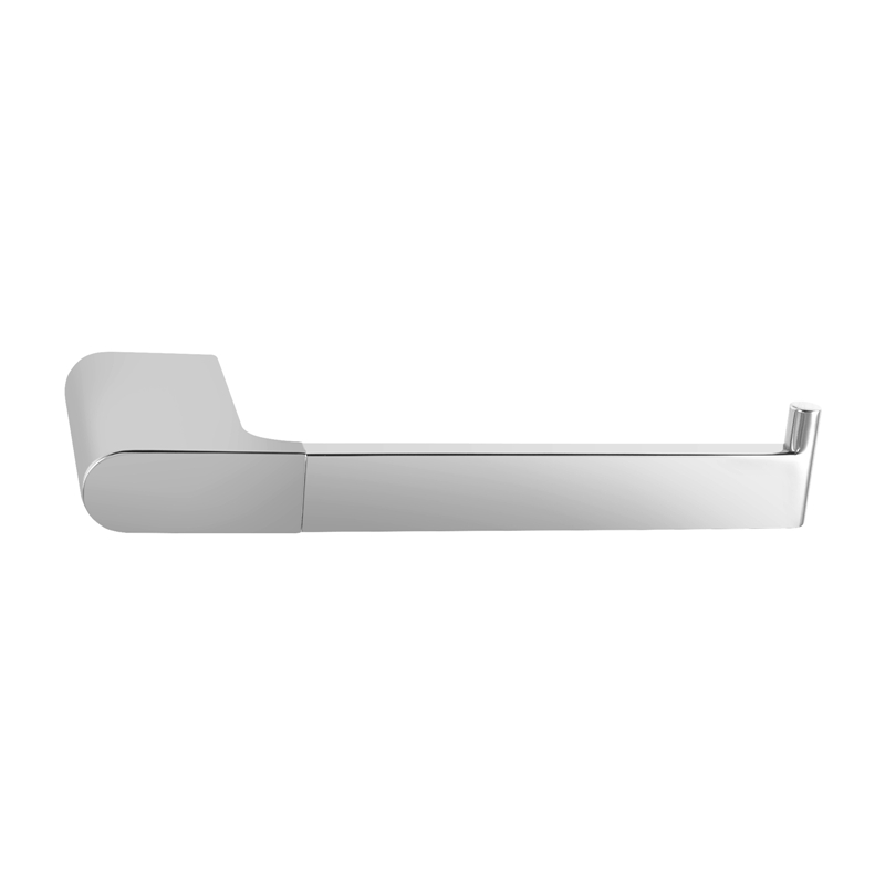 Quavo Square Chrome Toilet Paper Holder Brass Wall Mounted