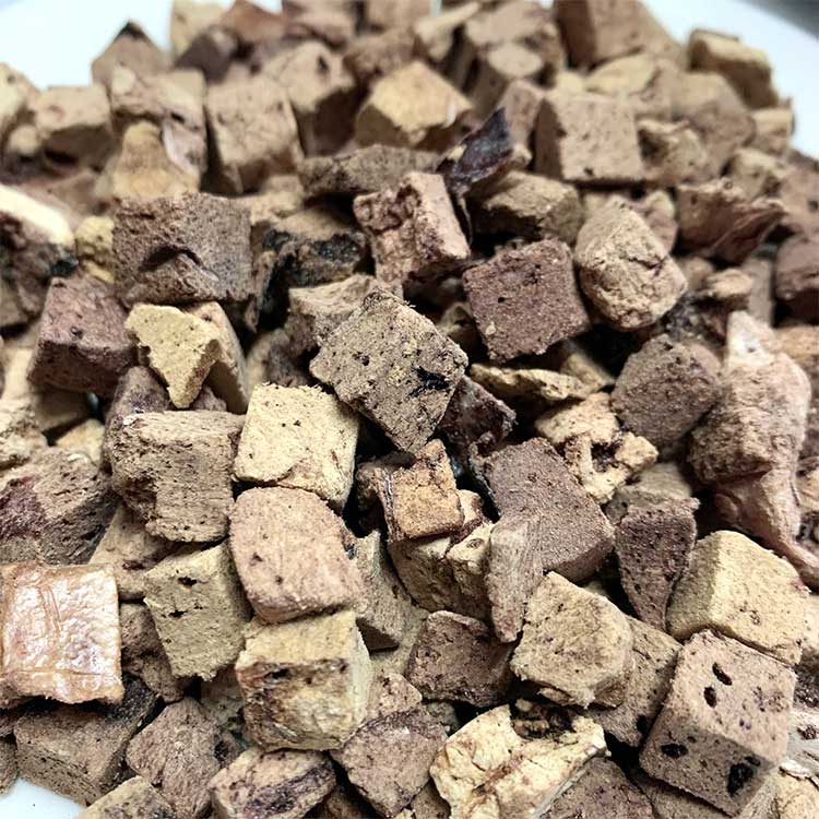 Bulk freeze-dried food supplier freeze dried beef liver and various customized flavor