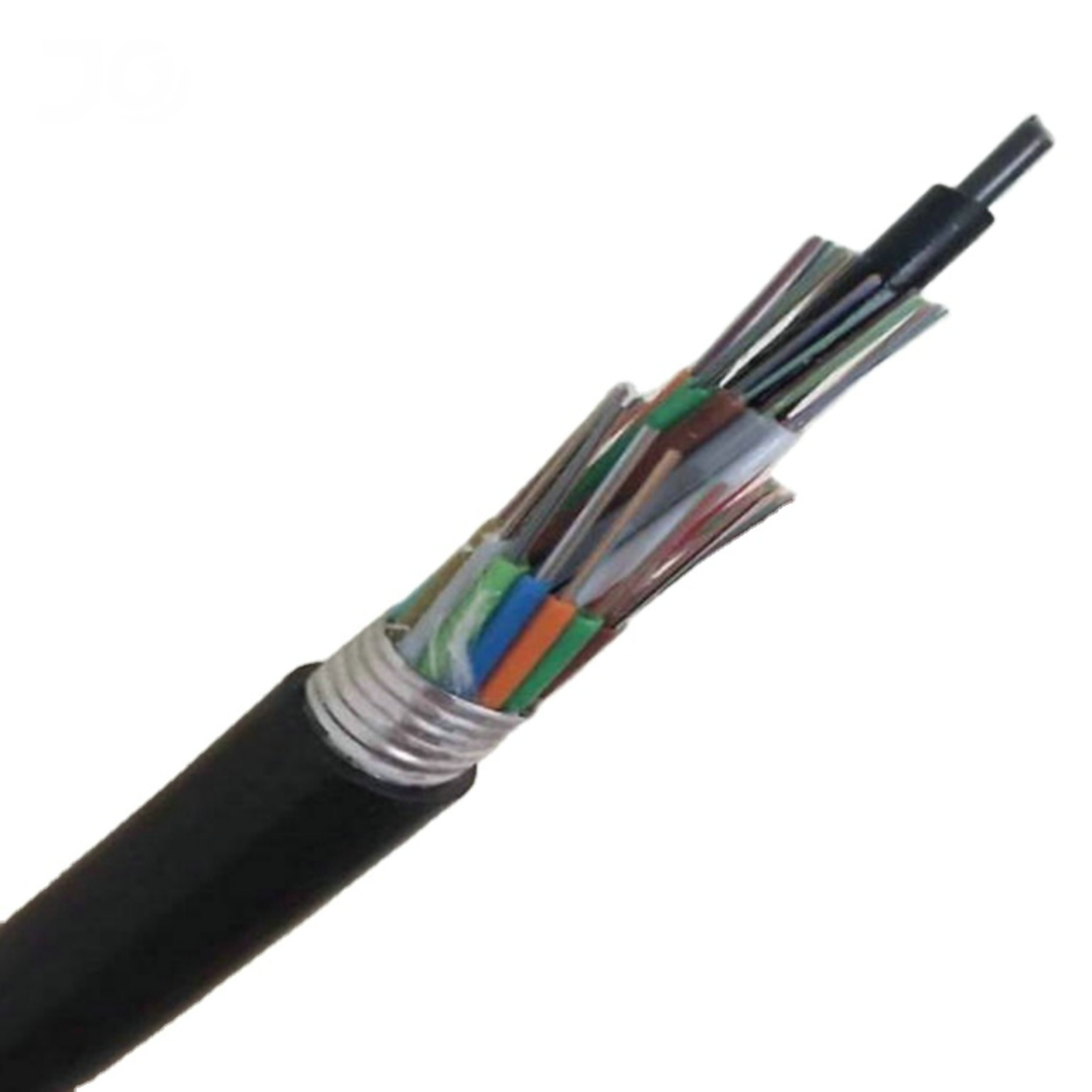 Outdoor Aerial Duct Direct Buried GYTS Armored Fiber Optic Cable Featured ຮູບພາບ