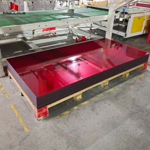 Red Acrylic Mirror Sheet (0.6mm-10mm)