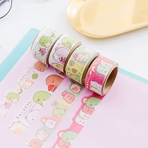 Oanpast meitsje Decorative Die Cut Washi Paper Sticker Tape
