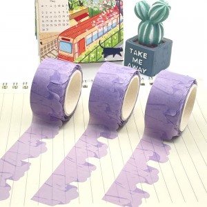 60mm3meter Multi Purpose Pure Color Die Cutting Runde Dot Stickers Washi Tape