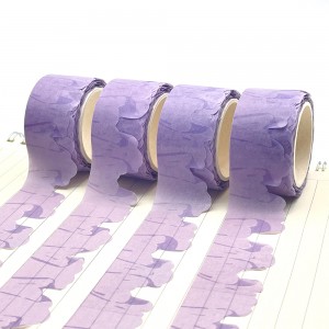 Custom Make Dekorattivi Die Cut Washi Paper Stiker Tape