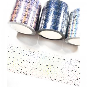 Etiquetas adhesivas artesanales personalizadas baratas, cinta Washi perforada