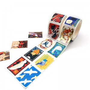Pita Washi Stempel Natal Custom Printed Kawaii Washi Tape Produsen