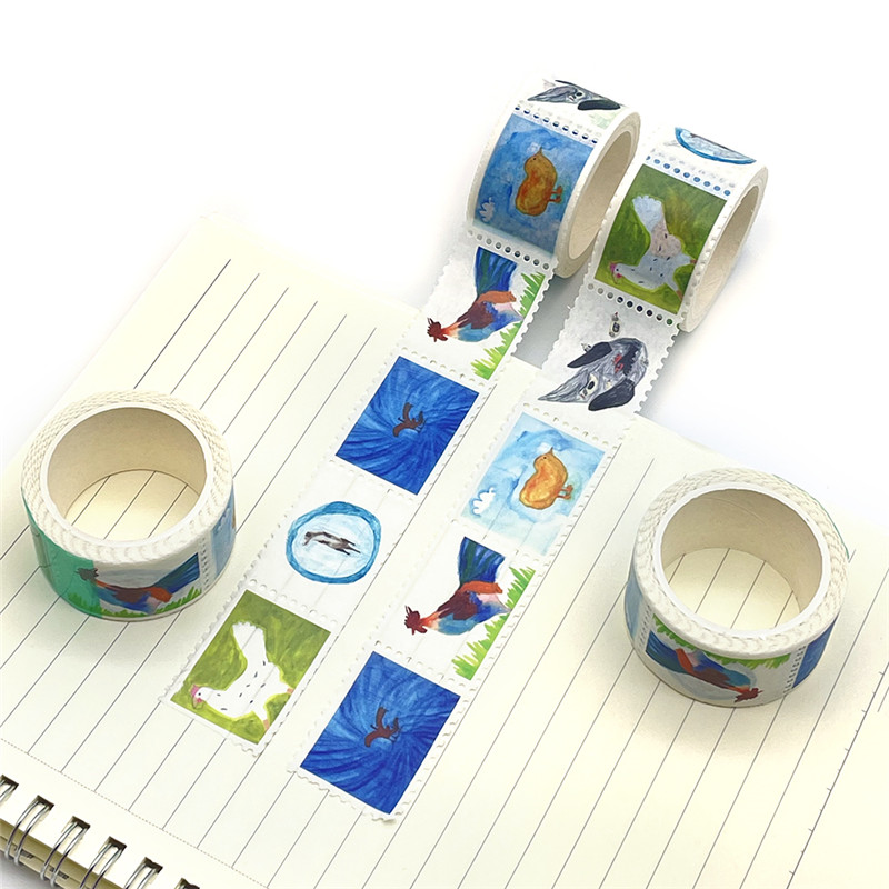 Fita Washi de selo de Natal com impressão personalizada Kawaii Washi Tape Fabricante Imagem em destaque