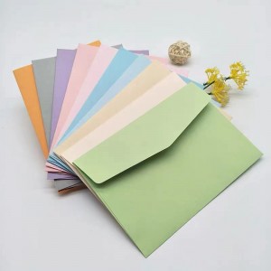 Feuille d'or adaptée aux besoins du client par enveloppes colorées de papier d'art d'impression emboutissant avec l'enveloppe