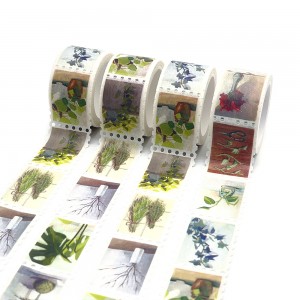 Colourful Printer Stamp Print Masking Buat Washi Tape