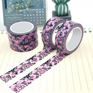 Personalizza il design dei tuoi adesivi Decorazione Nastro adesivo Washi in lamina di rose