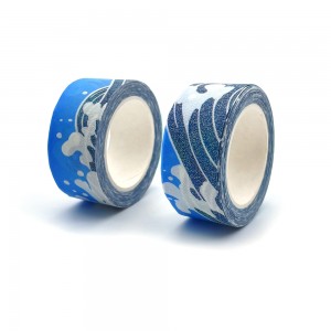 Custom Himoa ang Japanese Masking Paper nga Mosiga Sa Ngitngit nga Washi Tape Wholesale
