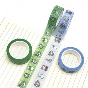 Sampel Gratis Masking Tape Galaxy kanggo Remaja Diy Gold Foil Custom Washi Tape