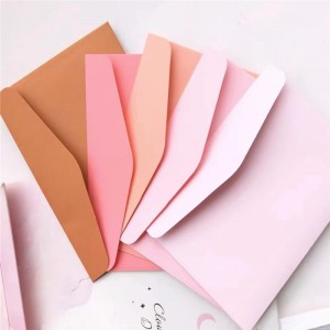 Paper Cut Wedding Design Envelope Kanggo Matur nuwun Boxed Greeting Card