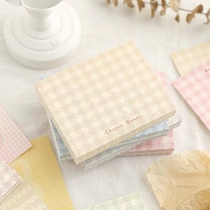 Vellum Sticky Notes 3 duim persoonlike notaboekmemo