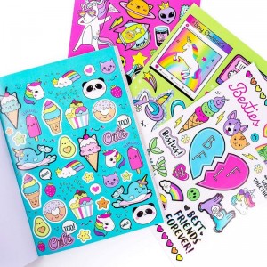 Hoge kwaliteit A5 Kiss Cut Daily Monthly Annual Holidays Journal Sticker Book
