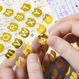 Att göra Script Planner Stickers Rose Gold Foiled Planner Stickers Vertical Reminder Checklist Schema