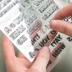 Wholesale Hot Sale Handcraft Crafting Transparent Clear Stamps Para sa Seal Diy Scrapbooking