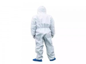 Coverall non-woven Biological Protection Full Body Safety Isolation Gown Suit
