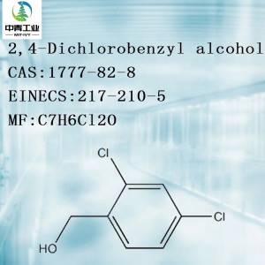 Hot sale high quality 2,4-Dichlorobenzyl alcohol Dybenal 1777-82-8  WhatsApp:+8615705216150