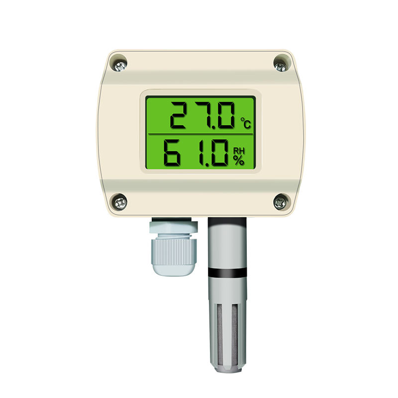 Сензор за температура и влажност на въздуха на ниска цена RS485 Предавател за температура и влажност на стена Представено изображение