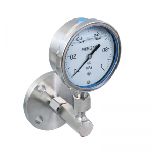 Matës presioni me diafragmë hidraulike hidraulike me cilësi të lartë çelik inox 316L
