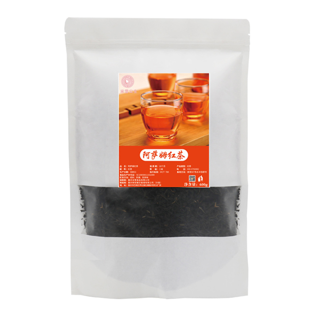 Mixue Assam Black Tea Leaves 600g Суровина за мляко Pearl Bubble Tea Китайски черен чай