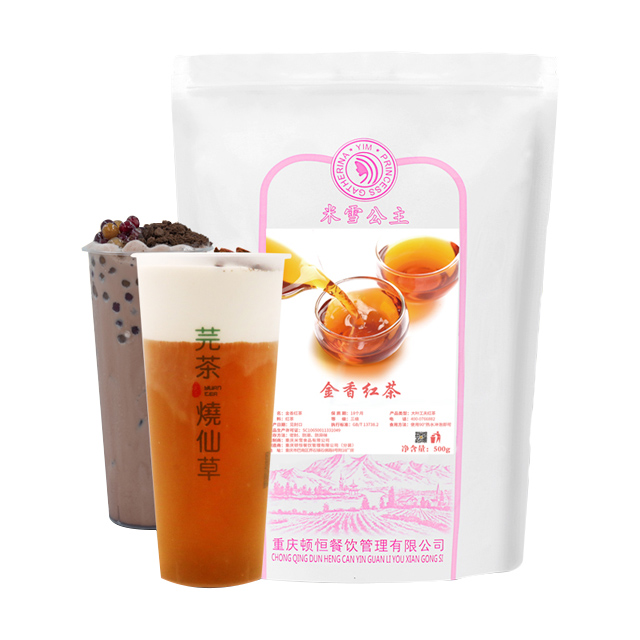 Mixue JINXIANG black tea 500g pikeun bubble tea Hight Cost Performance purify tea