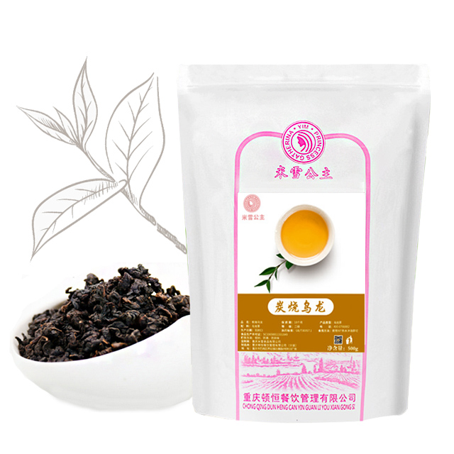 Mixue premium oolong çayı 500 q güclü ətir Kömürlə işlənmiş qara oolong çayı yüksək keyfiyyətli topdansatış