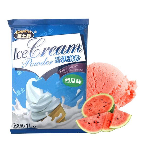 Παγωτό Παγωτό Καρπούζι 1kg Τσάντα Μαλακό Παγωτό Χονδρική Υποστήριξη Προσαρμογή