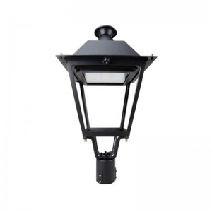 MJLED-1603 Best popular classical garden post top fixture with LED beautiful for the city