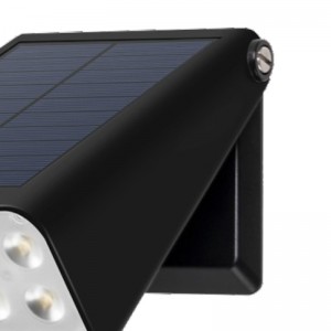 MJLED-SWL2201 Trapezoid Solar LED ໂຄມໄຟຕິດຝາຂ້າງນອກ