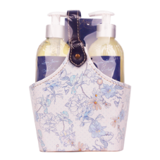PriceList for Perfume Shower Gel - Wholesale leather basket bath work spa gift set shower gel bubble bath  –  Mengjiaolan
