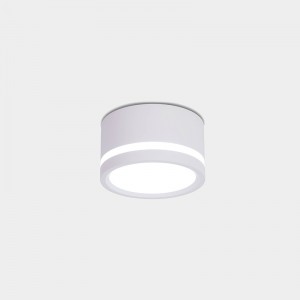 Kalitate handiko LED SMD aluminiozko akrilikoa gainazaleko sabaiko argia egongela zuria hoteleko etxeko foku biribila downlight lanpara