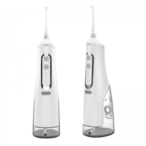 ໂຮງງານຜະລິດຈີນ Ximalong ການອອກແບບໃຫມ່ 200ml Cordless Home Use Dental Oral Irrigator Tooth Flosser with Rechargeable Battery Water Flosser