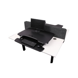 Computer Laptop Sit and Stand Table Adjustable Standing Riser Converter