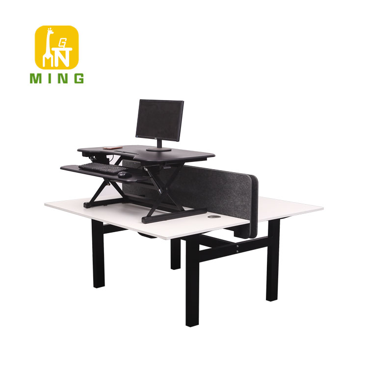 Computer Laptop Sit and Stand Table Adjustable Standing Riser Converter Featured Image