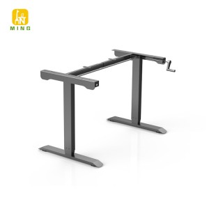 Adjustable Standing Desk Leg Computer Table Manual Stand up Desk Frame