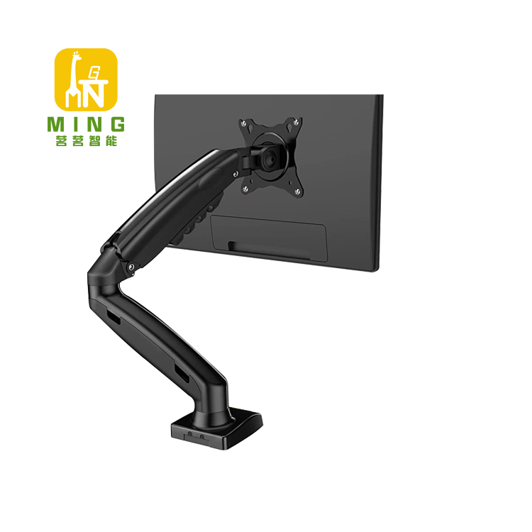 Standing Computer Desk Dual Monitor Arms Featured Image