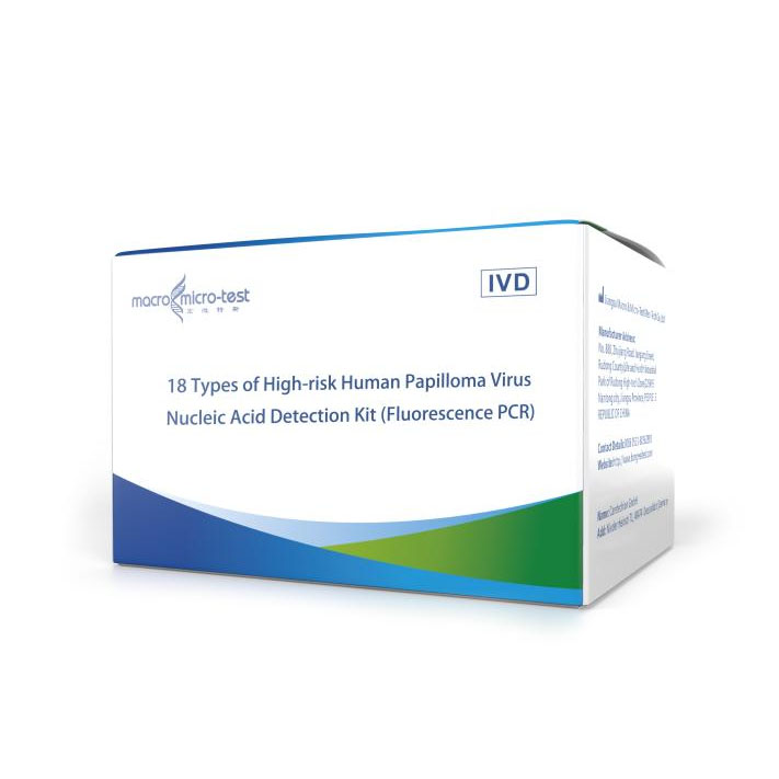 उच्च जोखिम वाले मानव पैपिलोमा वायरस न्यूक्लिक एसिड के 18 प्रकार