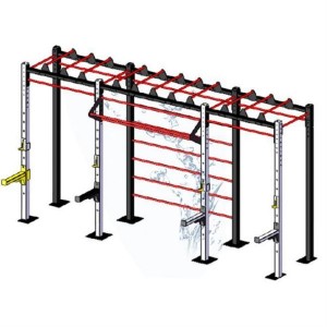 MND-C17 Fitaovam-panatanjahantena ara-panatanjahantena Frame Squat Ladder Gym Equipment milina fanofanana matihanina ara-barotra