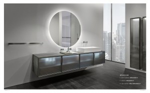 Mueble de baño con puerta de cristal MT2022-204