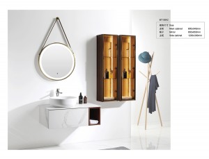 MT-8892 Bathroom main Cabinets with Elegant side cabinet