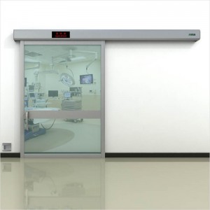 Auto-Krankenhaus-Betriebstüren für Icu Hochwertige luftdichte Auto-Schiebetüren mit Aluminiumlegierungsplatte für 10 Jahre Garantie.