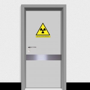 Rankinės X-RAY ligoninės valdymo durys aukštos kokybės Rankinės varstomos durys su aliuminio lydinio plokšte su 10 metų garantija