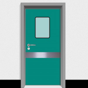 Ruční otočné dveře pro nemocniční aplikace jednoduché Otevřené vysoce kvalitní ruční otočné dveře s deskou z hliníkové slitiny s 10letou zárukou