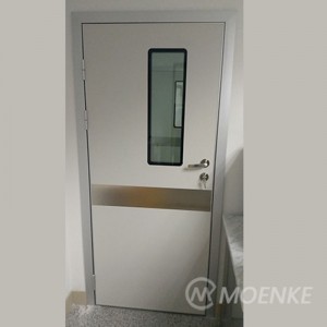 Pintu Ayun Manual Pikeun Aplikasi Rumah Sakit Tunggal Buka lawang ayun manual kualitas luhur kalayan plat alloy aluminium pikeun garansi 10 taun