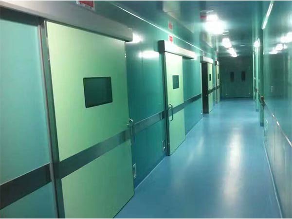 What kind of paint should be used for medical doors?