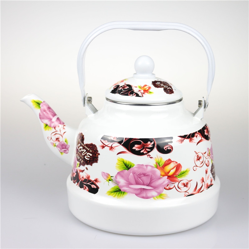 Enamel Kettle Set Teapot Carbon Steel Enamel Coffee Kettle Tea Pot with Lids Featured Image